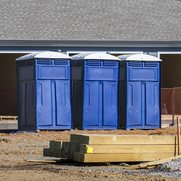 can i customize the exterior of the porta potties with my event logo or branding in Dixon